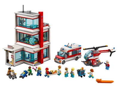 LEGO Set-City Hospital-Town / City / Hospital-60204-1-Creative Brick Builders